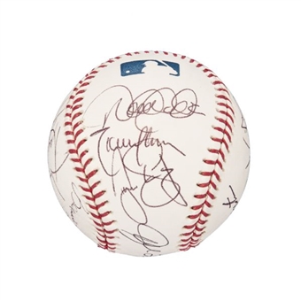 2005 New York Yankees Team Signed Baseball With 15 Signatures Including Joe Torre, Derek Jeter and Mariano Rivera 